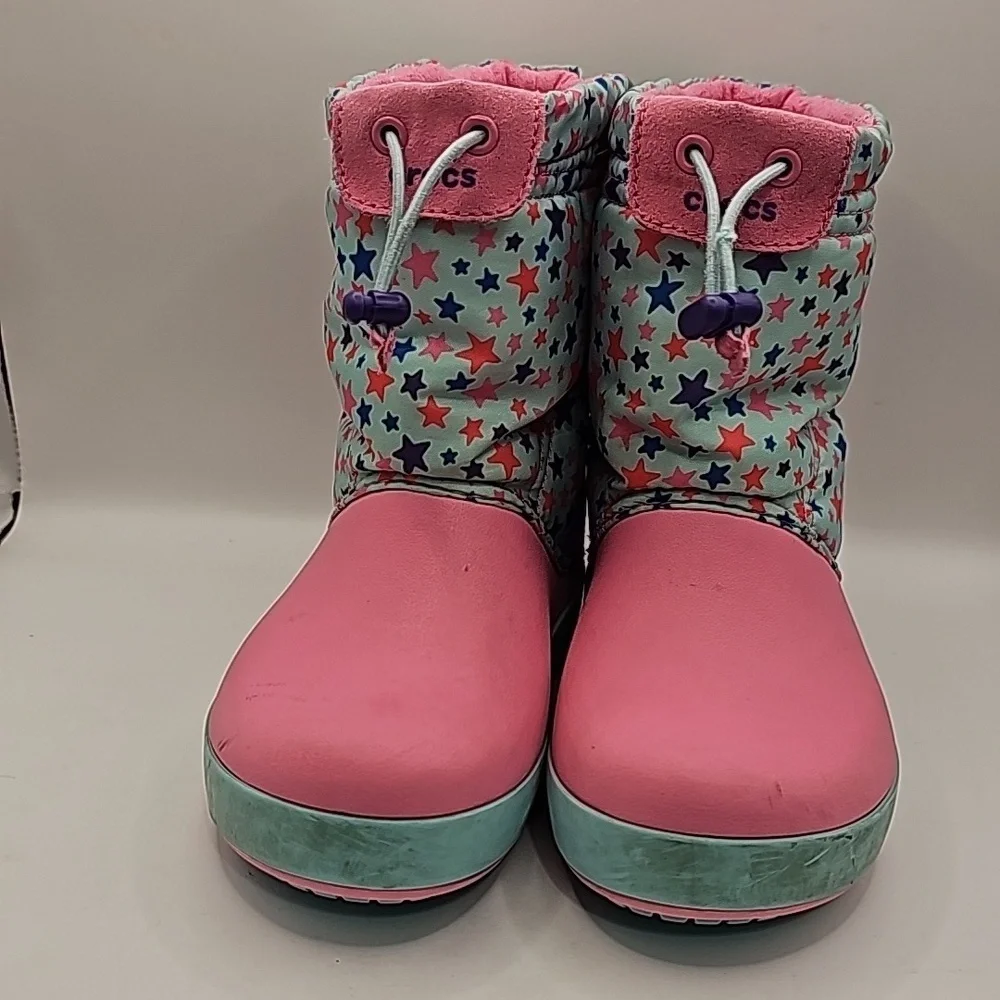 Crocs - CB LODGEPOINT GRAPHIC WNTRBT Pink / Blue size 12c